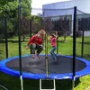 Trampolines Children's Trampoline Protective Safety Net Outdoor Sports Antifall Jump Pad Protection Guard For Trampoline 6ft 8ft 10ft 230717