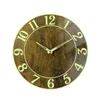 Zegary ścienne 12 -calowe świetliste zegar cichy okrągłe nocne światła dekoracyjne drewniane wiszące do baru w salonie kuchnia biuro