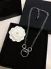 Luxe Hanger Kettingen Ontwerper 18K Vergulde Diamant Crysatl Vrouwen Gift Jewerlry Accessoires