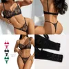 Nxy new Sexy Sexy Lingerie Lise Lace Bra Set Set Прозрачный эротический белье набор набор Bra Bra Braks Set Set See Whor Bra Underwear Women Set 230717