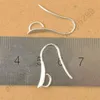 100x DIY Making 925 Sterling Silver Jewelry Findings Hook Earring Pinch Bail Ear Wires For Crystal Stones Beads301D