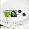 Pins Broches Kermit The Frog Esmalte Pins Muppet Show Broche Saco Roupas Lapel Pin Button Distintivo Desenhos Animados Jóias Presente Para Amigos Ki Dhocq