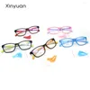 Sunglasses Frames Kids Optical Eyewear Detachable Rubber Leg Kid Glasses Eyeglasses For Children No Screw Safe TR Anti-blue Lens