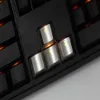 TeamWolf ze stali nierdzewnej MX Srebrna kolorowa metalowa klawisza do mechanicznej klawiatury Klucz Klucz Klucz Light Przez tył Y291K