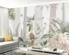 Bakgrundsbilder Papel de Parede Custom Tropical Plant Wallpapet Mural Living Room TV Wall Bedroom Home Decor