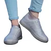 Raincoats Rain Shoe Cover Silicone High Leg Waterproof Non-slip Thicken Wear-resistant Adult Soft Fabric Fashion Portable