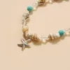 Anklets Women Beach Plaży Korźca z kroku Bransoletka rozgwiazda nóg ręcznie robiona bohemijska łańcuch stóp boho biżuteria sandały biżuterii