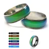 SOHOT Titanium Stainless Steel Changing Color Rings Mood Emotion Feeling Temperature Jewelry For Unisex Punk Fashion Party Gift