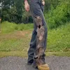 Jeans masculin Foufuriobs Y2K Papte de survêtement de la rue Haute