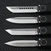 UTX UT 85 Series Micro Ultra Tech Automatisk kniv EDC Självförsvar Militär Taktiska fickknivar D2 Blade Double Edge UT85 Black