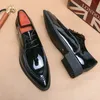 Oxford 34 Italian for Men Patent Wedding Pointed Toe Dress Leather Classic Original Derbies Shoes 230718