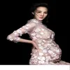 Zwangerschapskanten jurk Pography Props Zwangerschapsjurken voor schieten297l