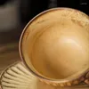 Filiżanki spodki do kawy espresso oryginalne śniadanie vintage cup usługi angielskie zestaw herbaty taza ceramica i setki spodek