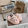 Slippers Designer Fluffy Australia Platform UG Sandal Wool Shoes Sheepeske Sheep Engle Leather Leather Classic Classic Women Outside Slider Babiq05