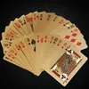 Outdoor Games Activities Black Gold Playing Card Poker Game Deck blue Silver Poker Suit Plastic Magic Waterproof Deck Of Card Magic Water Gift Collection 230717