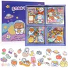 Emballage cadeau 1000 pièces/100 feuilles mignon autocollants étanche bouteille d'eau ordinateur portable Scrapbook esthétique Kawaii clair Pack