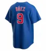 Personnalisé Chicago 7 Dansby Swanson Jersey 24 Cody Bellinger Seiya Suzuki Andrelton Simmons Nick Madrigal Marcus Stroman Willson Ian Happ