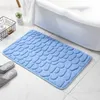 Carpets Mat Non-slip Carpets Cobblestone Embossed Bathroom Bath In Wash Bathtub Side Floor Rug Room Doormat Memory Foam R230718