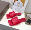 2023 Designer Sandals Woman Dress Shoes Luxury Flip Flop Nappa Dream Square toe Sandal Ladies Casual Slippers High Heels With