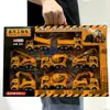 Diecast Model 1 Set ABS Engineering Car Truck Toys Crane Bulldozer Excavator Forklift Vehicles Education for Boys Kids Gift 230617