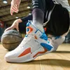 2023 haute qualité hommes baskets chaussures de marche décontractées anti-dérapant haut chaussures de basket-ball pour jeunes