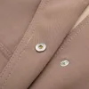 Vestes pour femmes mode 2023 veste pilote unique rétro décontracté cou rond grand poche de haute qualité de haute qualité conception de poitrine simple