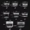 5ml 10ml 25g 3 ml 3g 5g 10g 15g 20g Small Clear Cream Jar Plastic Pot Box Mini Transparent Cosmetic sample Container with Lids Hckgv