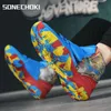 GAI GAI GAI Jurk SONECHOKI Hoge basketbal Tweekleurige Unisex Demping Anti-wrijving Outdoor Sneakers Heren Ademende Sportschoenen Dames 230717