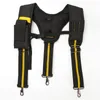 Suspenders Black Suspenders For Men Y H Type Tooling Suspender Can Hang Tool Bag Reducing Weight Strap Heavy Work Tool Belt Suspenders 230717