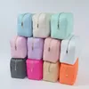 Cosmetic Bags Cases Selling Stock Waterproof Plain 14 Colors 4 Size of Nylon Toiletry Makeup Bag 230717