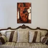 Kvinnlig figur Canvas Art Caryatid III Amedeo Modigliani Målning Handmålad olje Modern Office Decor