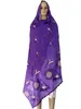 Hijabs Dubai écharpe pour femmes musulmanes coton africain Hijab Islam Hijab Pashmina Turban foulard broderie châles 230717