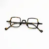 Солнцезащитные очки рамки Belight Optical Japan Design Acetate Маленькая мини -квадратная форма мужчины женщины винтажные ретро -рецепты очки рамы очков