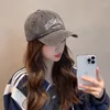 Ball Caps Baseball Cap Women Мужчина корейская версия ins модные буквы вышивка ретро -европейская американская мягкая топ -солнцезащитный крем