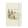 Prague Square Tsjechië Landmark Notebook Fabric Hard Cover Classic Journal Dagboek A5294l