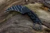 特別オファーC7145 CSGOカウンターストライクKarambit Knife 3CR13MOV BLADE ABSハンドル爪ナイフ屋外狩猟サバイバルファイティングキャンプツール