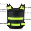 Herenvesten Mesh veiligheidsvest met logo Aangepast verstelbaar reflecterend voor fietsen Hi Vis constructie Veiligheidskleding