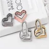 NEW 10PCS lot 4Colors Magnetic Heart Shape Glass Floating Locket Pendant For Necklace Chain Making243r