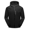 Men's Jackets 2023 Charge Coat Spring And Autumn Hooded Trend Handsome Sports Wind Clothes Large Size Fashion Casual Jacket Men