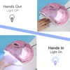 Nageltrockner Nageltrockner UV-LED-Lampe für alle Gel-Nagellacke mit UV 39 LEDs schnell trocknende Nagellampe UV-Kabine mit Timer Smart Sensor 230718