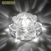 Plafonniers Mordern LED Cristal Couloir Lampe Fleur Allée Véranda Éclairage Lotus Luces