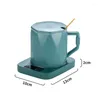 ウォーターボトルマグカップカップ暖かいコーヒーヒーターパッド110/220V USBインテリジェントな一定温度ポータブルホーム用品