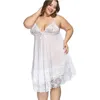 Sexy Pyjamas 7XL Plus Size Damen Nachthemd Sexy Nachtwäsche Spitze Großes Nachthemd Set Nachtwäsche Kleid Sexy Nightwar Sleep Lounge für Frauen 230718