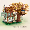 Blokken 4761 stks Boom Huis Model Mini Bouwstenen Vrienden Cijfers DIY Architectuur Kleine Deeltje Bricks Speelgoed voor Kinderen R230718