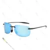 نظارة شمسية مصممة للنساء UV400 Mens Sunglasses استقطاب نظارات رياضية مغلفة بالألوان عالية الجودة.
