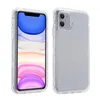 Modieuze militaire kwaliteit hoesjes Clear Cover 3in1 PC Frame TPU met airbags voor iPhone15 14 13 12 Samsung S24 s23 A05 A05s Heavy Duty schokbestendig hoesje