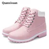 Dress Shoes QUANZIXUAN Women Boot Autumn Winter Ankle Boots Fashion Woman Snow For Girls Ladies Work Plus Size 36 41 230717