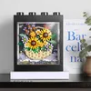 Blokken 1066 stks Mini Zonnebloem Mand Bloemen Boeket Fotolijst Bouwsteen DIY Woondecoratie Bricks Speelgoed Voor Kinderen Geschenken R230718