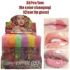 Batom 2436Pcs Clear Gloss Kawaii Hidratante Plumping Glossy Lip Oil Maquiagem de Longa Duração Conjunto de Lipgloss Batom Líquido Cosmético 230717