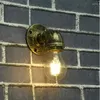 Wall Lamp American Retro Loft Light Creative Bar Cafe Restaurant Aisle Decoration Iron Pipe Industrial